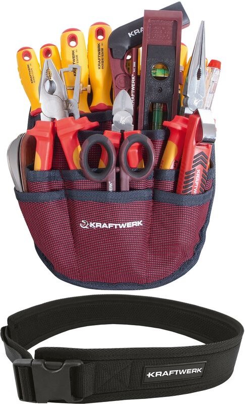Elektriker-Werkzeugsatz mit Gürtel, 85 - 125 cm