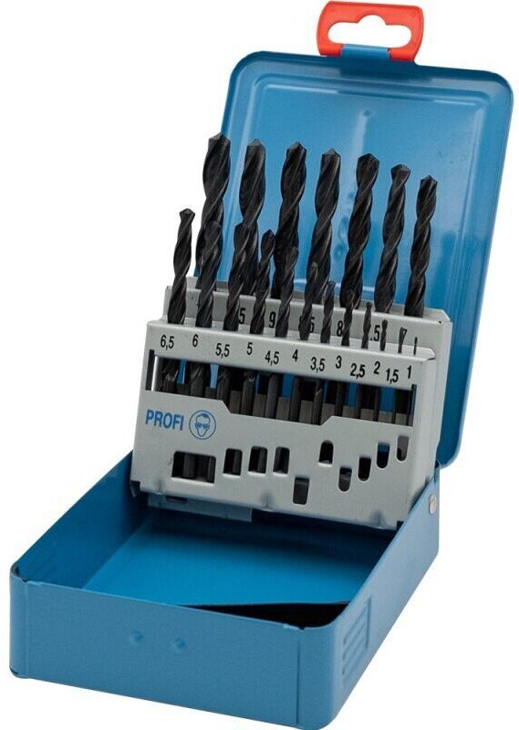 1 Stück hss - Spiralbohrersatz rollgewalzt 1 - 10 x 0.5