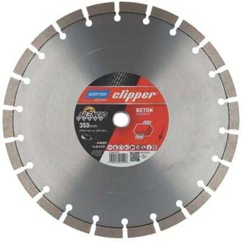 Diamanttrennscheibe Extreme Silencio D.350mm f.Trennschleifer 5500 min-1