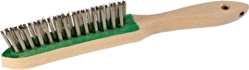 zeintra Kehlnahtbürste V4A glatt 3-reihig 0,3mm