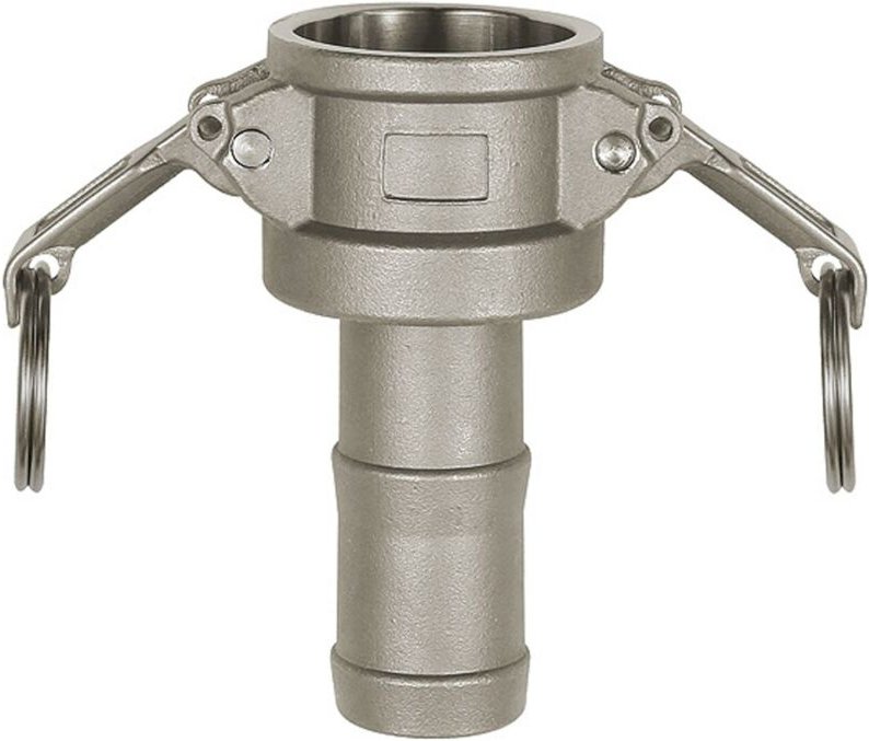 Kamlok-Schnellkupplungsdose, Typ c, es, lw 25, für Stecker-Ø 37 - Riegler