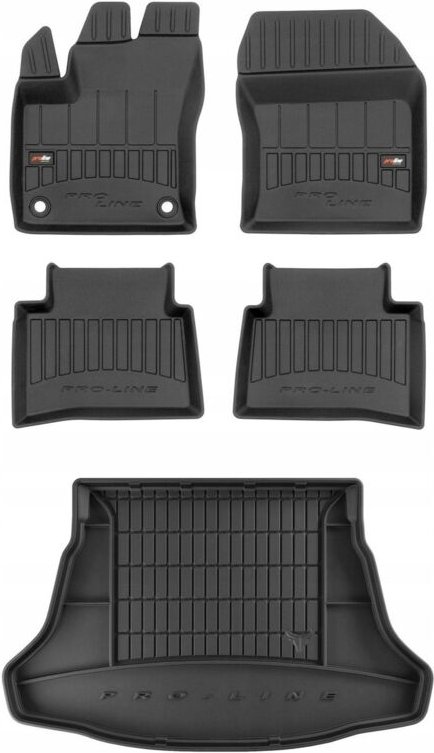 SET 3D Gummifußmatten Toyota Prius 4 HB 2015-2023