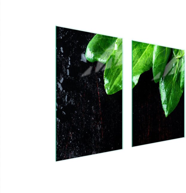 GLASSCHUTZPLATTE FÜR KÜCHE 65x52 BASIL