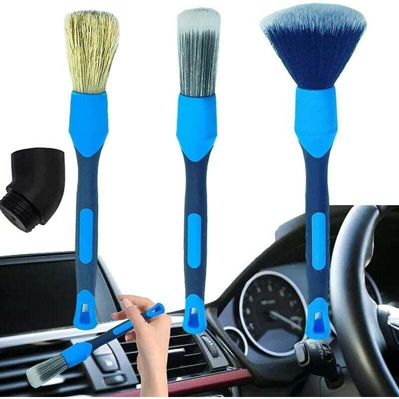 Jalleria - 4-teilige Auto-Detailbürste, Auto-Reinigungsbürsten-Set, Auto-Reinigungsbürsten-Set, Auto-Detailbürste, für d...