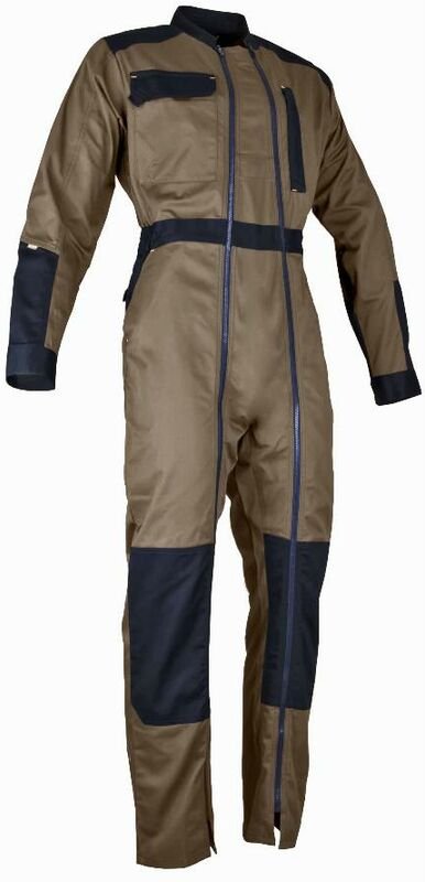 Doppel-Zip-Overall Chaudron LMA Kastanie / Dunkelgrau - T5/ t.xl - 4111 t.xl