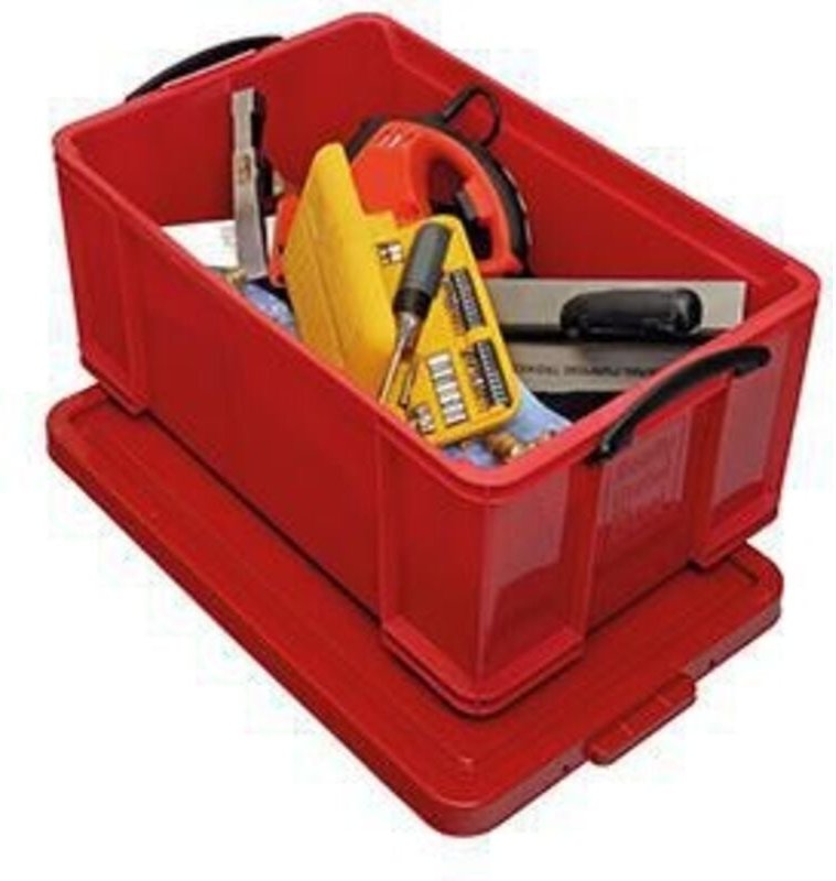 Aufbewahrungsbox 71 x 31 x 44 cm (B x H x T) DIN A4 64l Polypropylen rot