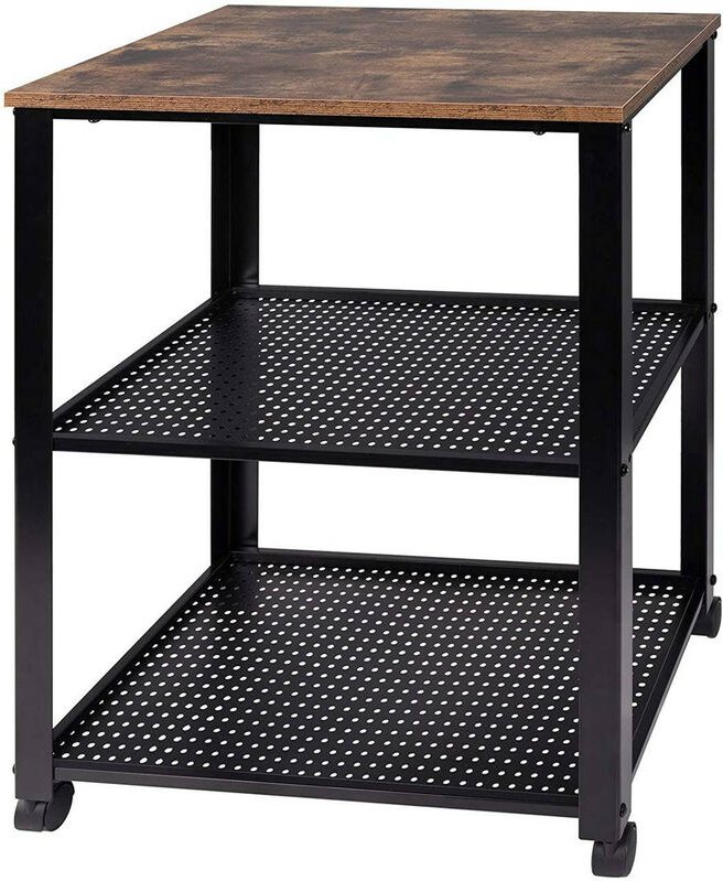 WOLTU Servierwagen aus Metall Retro 60x40x76cm