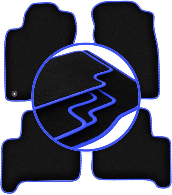 CARLUX-BLUE Autofußmatten für: Toyota Land Cruiser J120 5-Türer (2002-2009)