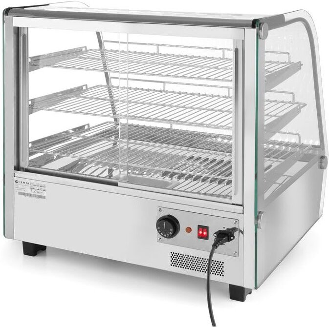 HENDI Beheiztes Thekendisplay, 120 Liter, 230V/1100W, 685x575x(H)680mm