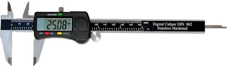 Digital Messschieber din 862 150mm mit Rolle und Datenausgang-Standard