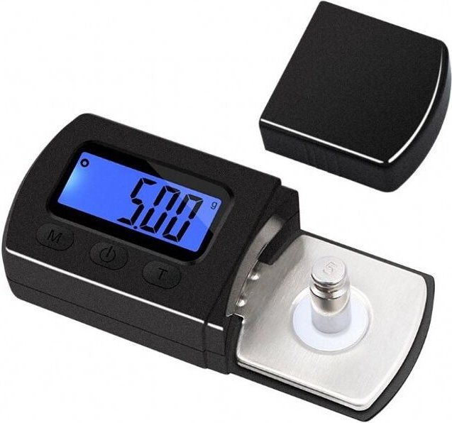 Mini-Digitalwaagenadapter, Plattenspielernadel mit 0,01 g Genauigkeit, digitaler Plattenspieler-Nadelkraft-Skalenmessger...