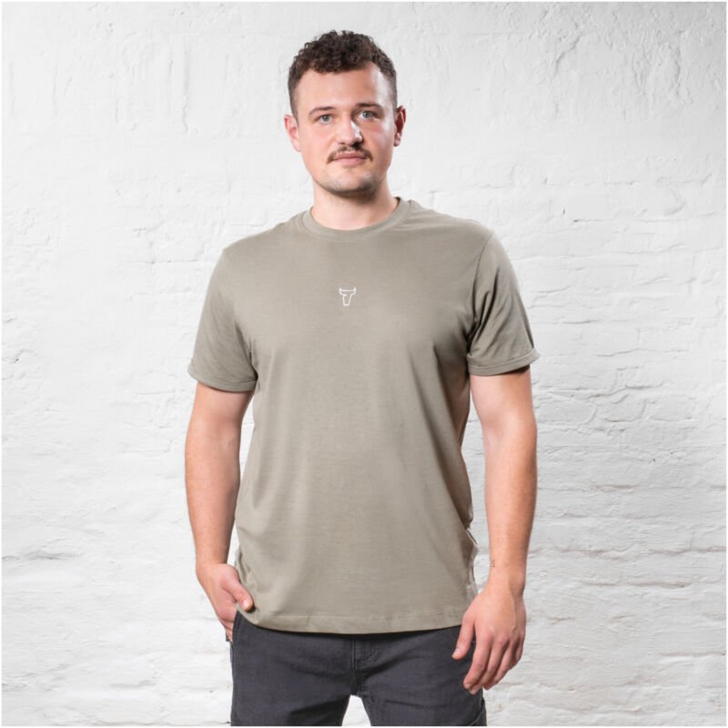 T-Shirt embro essential organic cotton xl olive - Stier
