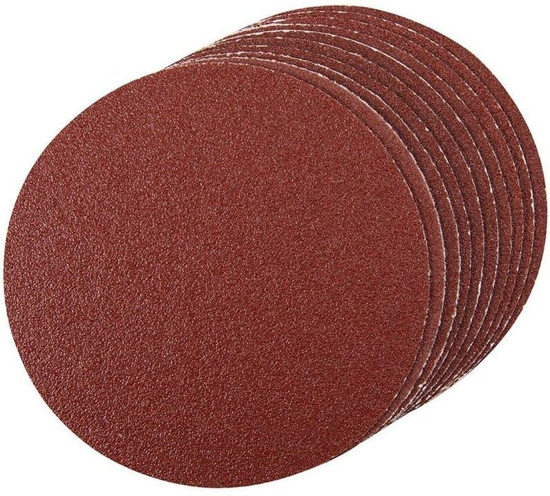 Silverline - Selbsthaftende Schleifscheiben, 150 mm, 10er-Pckg. 60er-Körnung