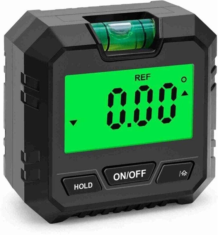 Digitaler Winkelmesser, LCD-Anzeige, Winkelmesser, Neigungsmesser mit magnetischer Hintergrundbeleuchtung für Zimmerei, ...