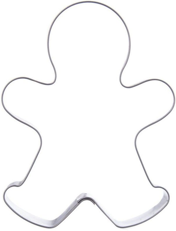 Northix - Stainless steel gingerbread man - high quality baking mold