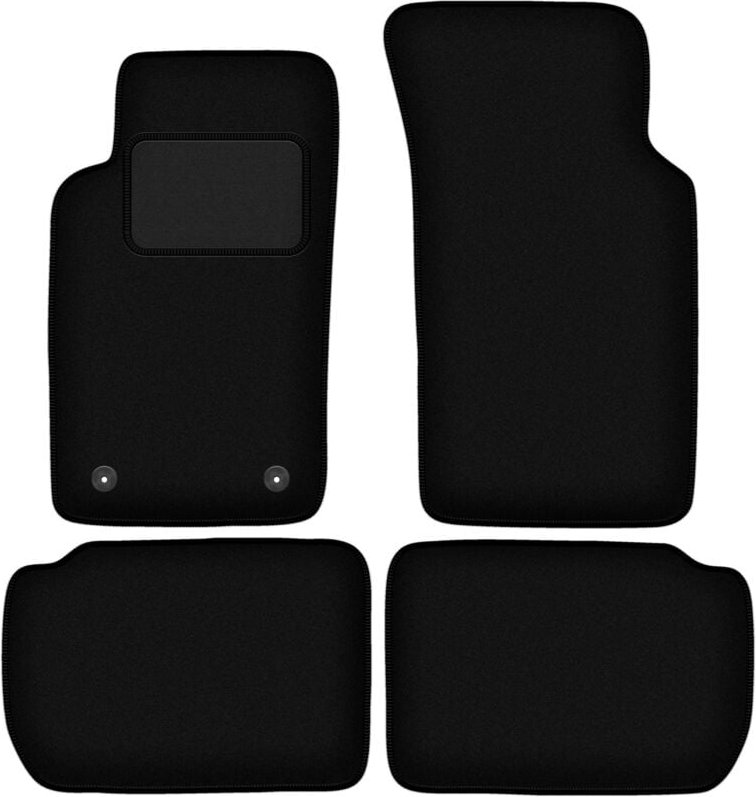 Schwarze Veloursmatten für: Ford Sierra Kombi, Limousine, Liftback (1982-1993)
