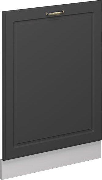 Geschirrspülblende Fame-Line, Anthrazit-Gold Landhaus, 60 cm ohne Arbeitsplatte Vicco