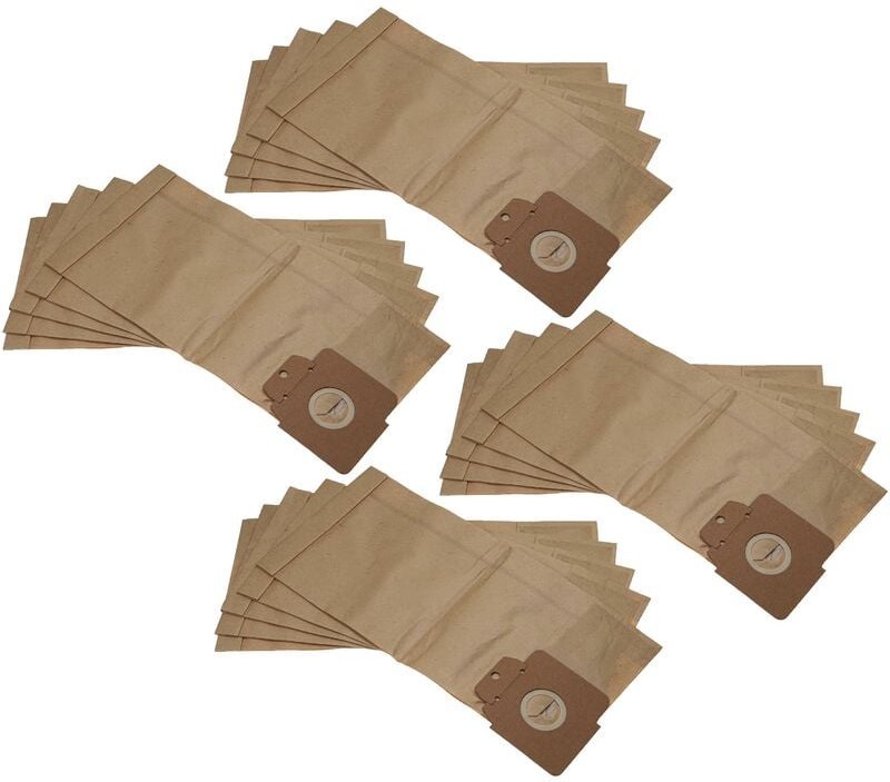 20x Staubbeutel kompatibel mit Kärcher cv 48/2 Adv, cv 38/2 Professional, cv 48/2 Staubsauger - 35cm x 16cm braun - Vhbw