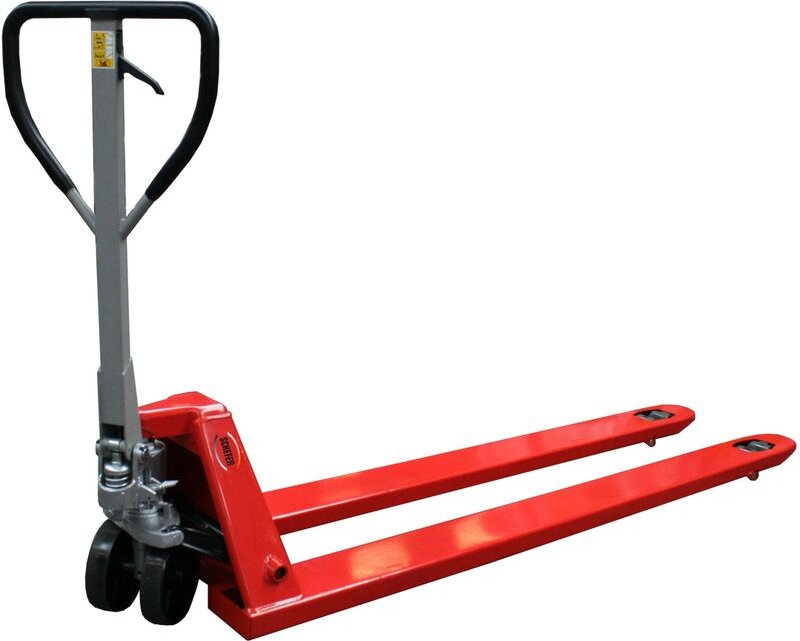 Schefer Gabelhubwagen Premium mit langer Gabellänge 2000mm Tragkraft 2000kg