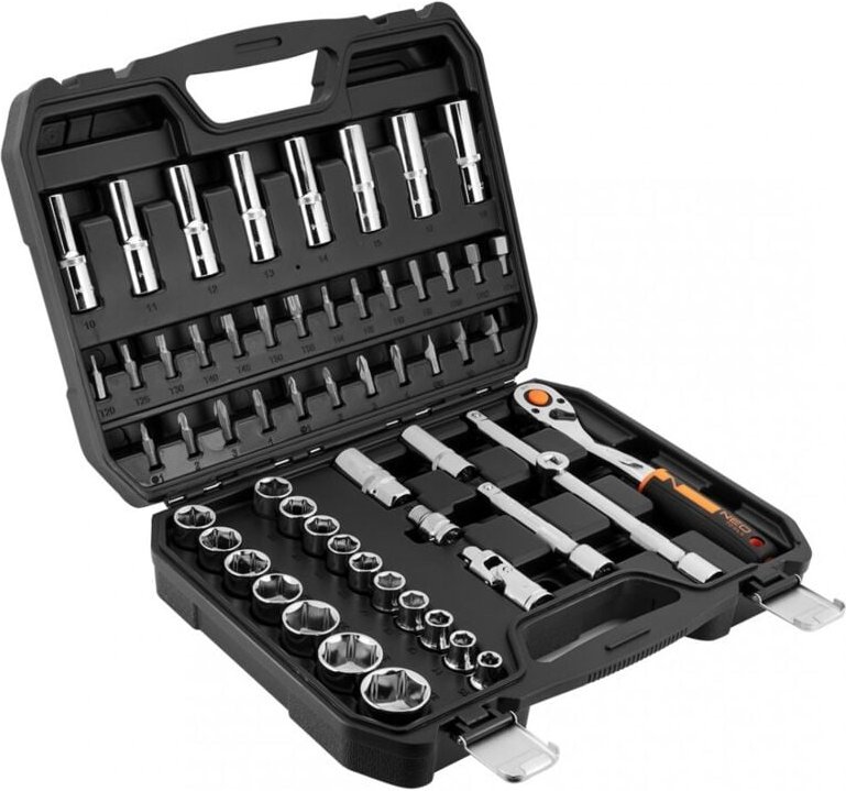 Thumbnail - Steckschlüssel 1/2"""", 58er-Set, Crv