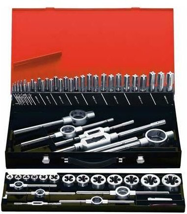 Handgewindebohrer-Set DIN352 hss M3-24 Format