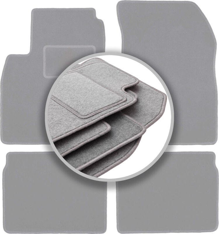 Graue Automatten für: Nissan Micra K13 Fließheck (2010-2016)