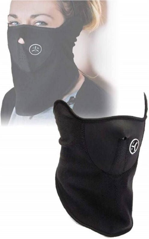 Trade Shop Traesio - Trade Shop - mask schutz viso collo sport WS1329 scaldacoll chiusura antivent -