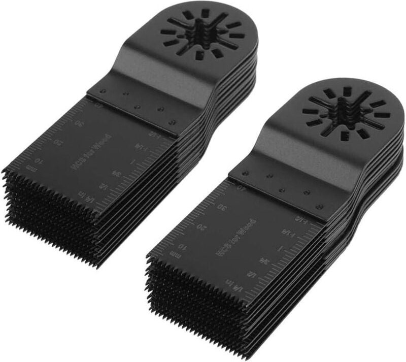 Thumbnail - Kit de Lames de Scie Multi-Outils, 20 Lames de Scie Oscillantes Universelles de 34 Mm avec Marqueurs Intégrés pour La Co...