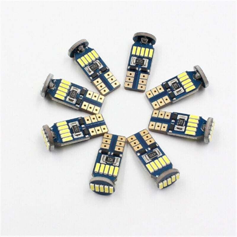 10 Stück T10-4014-15 LED-Glühbirnen Auto-LED-Glühbirne 12V2W Weiß 6000K für Innenbeleuchtung, Kofferraumbeleuchtung, Ken...
