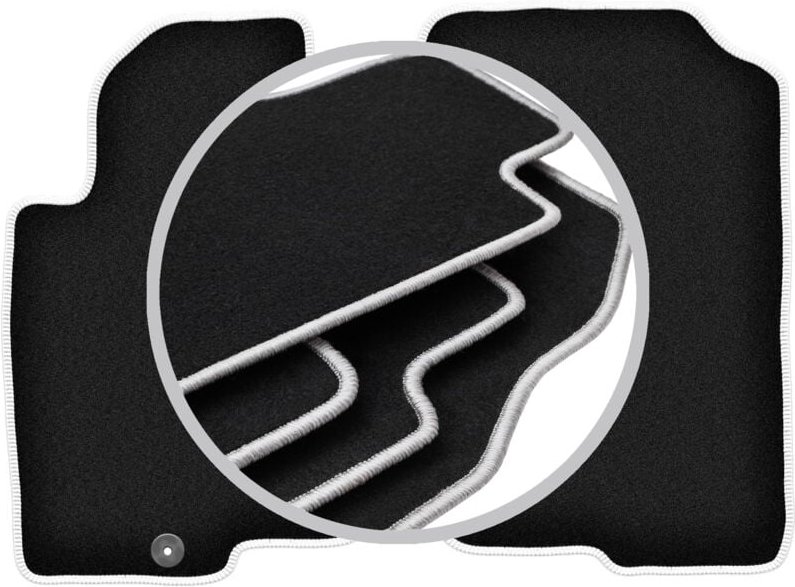 CARLUX-SILVER Autofußmatten für: Nissan Pathfinder R51 SUV (2005-)