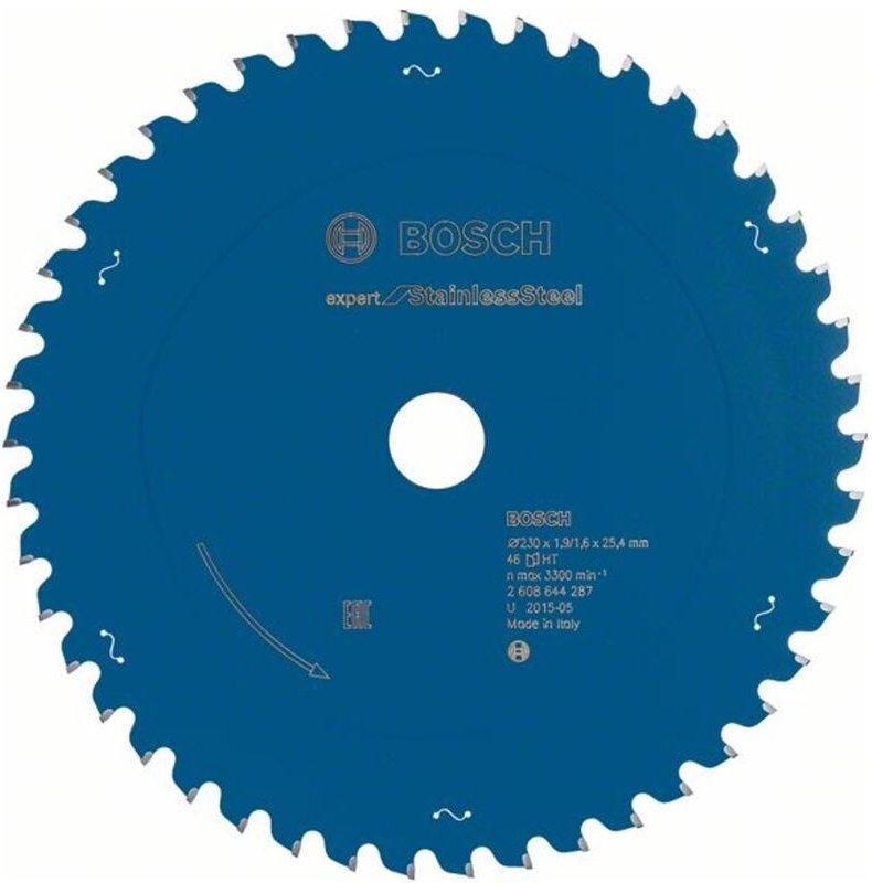 Kreissägeblatt Expert for Stainless Steel, 230 x 25,4 x 1,9 x 46 - Bosch