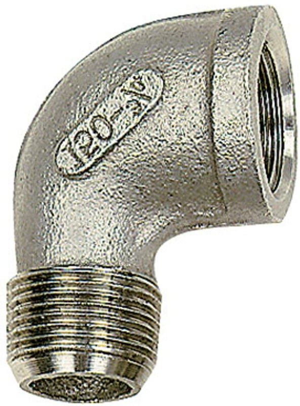 Riegler Winkelstück 90°, IG/AG Rp 1/2, R 1/2, ES 1.4408