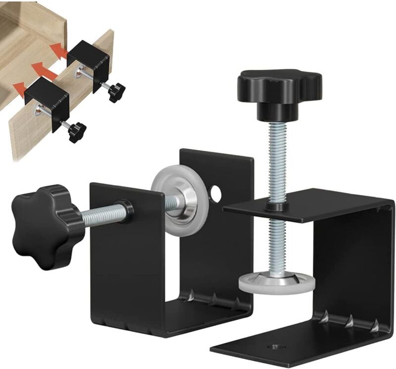 2er-Pack C-Klemmen für Schubladen – Frontmontageklemmen – C-Klemme – Tischklemme – Hilfsmittel für die Holzbearbeitung