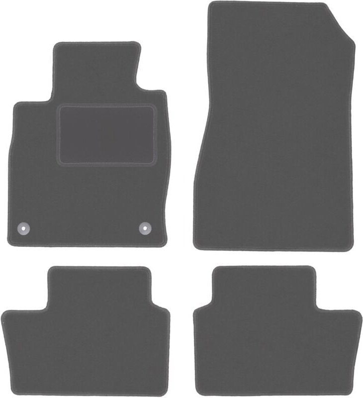 Graphit-Fußmatten für: Nissan Juke II F16 Crossover (2019-)