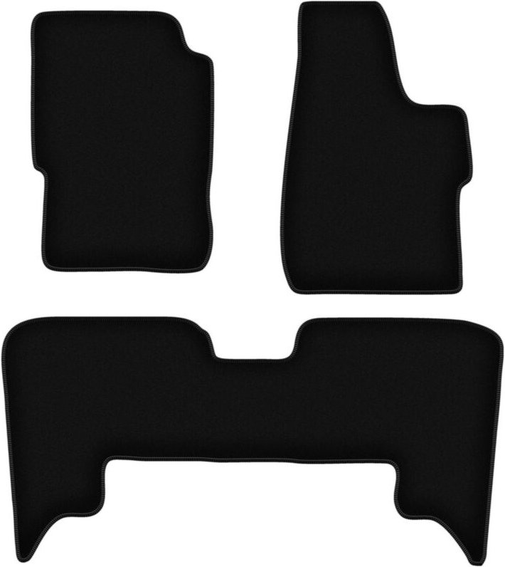 BASIC schwarze Veloursmatten für: Isuzu Trooper II SUV (1992-2002)