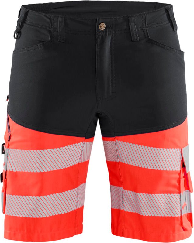 Hochsichtbarer Stretch-Arbeitshorts 1541 - Schwarz/Neongelb M - FR(44) - SE(C50) - Normen