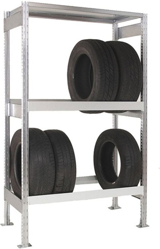 Kleine Reifenregale 3 Ebenen - Startmodul: hxlxp: 2000x1250x400mm - RAYOPN/P3N/2012/D