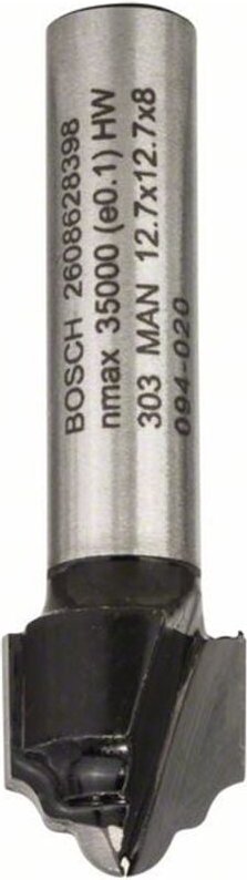 PROFILfräser h, 8 mm, R1 2,4 mm, d 12,7 mm, l 12,4 mm, g 46 mm - Bosch
