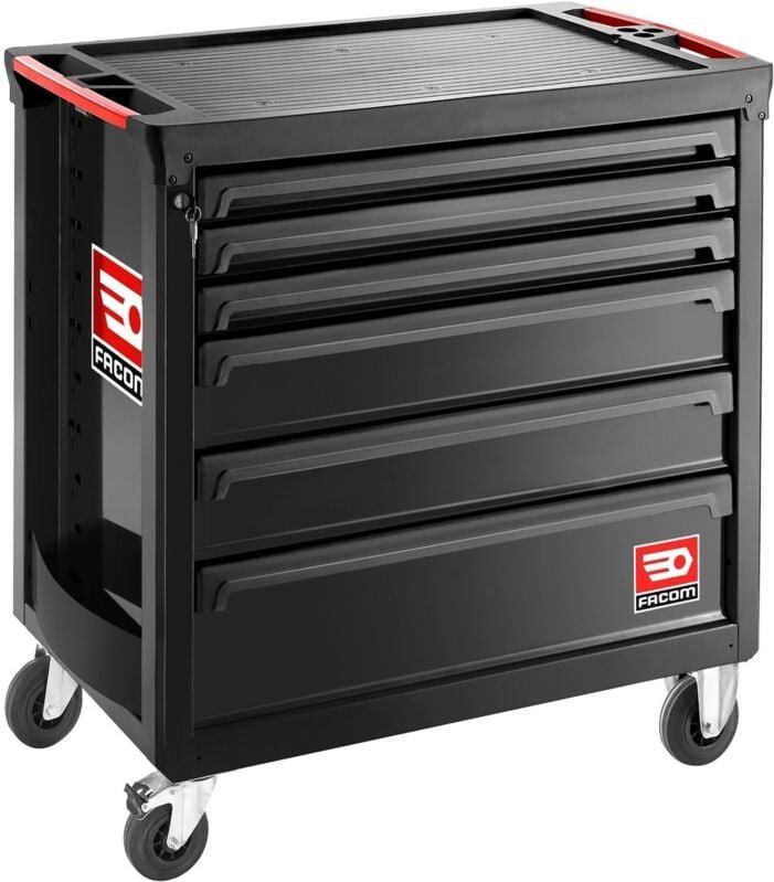 Thumbnail - FACOM Werkstattwagen ROLL, 6 Schubladen 4 Module, schwarz