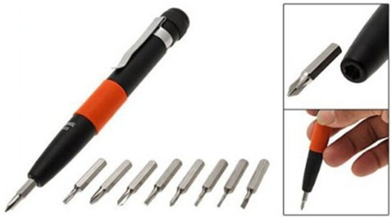 Trade Shop Traesio - Trade Shop - 9-teiliges Torx-Schraubendreher-Stift-Set für Uhren und Taschentelefone -
