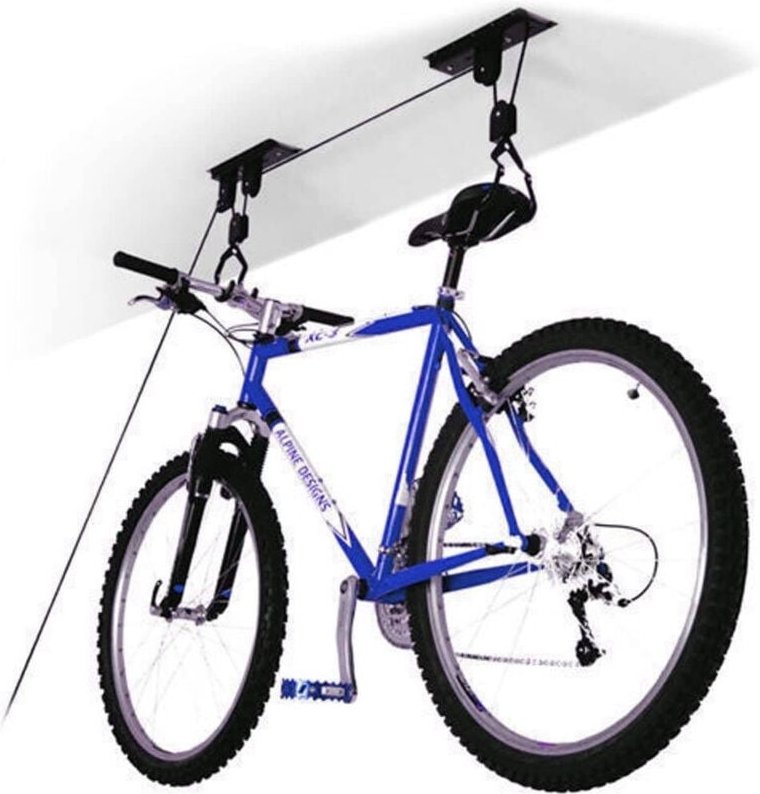 Trade Shop Traesio - Trade Shop - Gips -Suspension -Fahrradfahrradfahrräder Kellerkeller Carruccola 1 Fahrräder 20 kg -