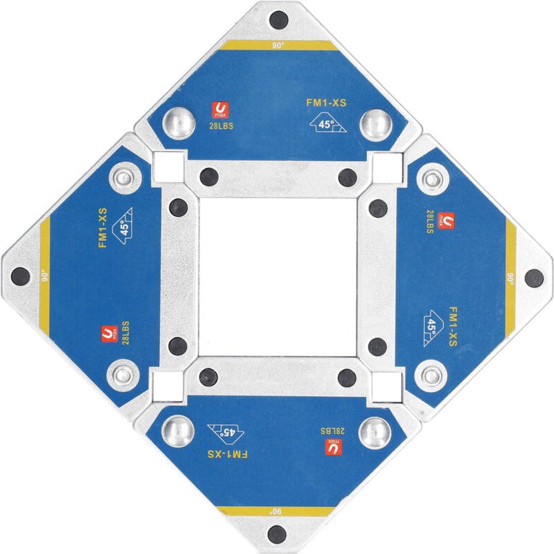 Ej.life - Schweißmagnet, 4 stk. Schweißmagnet Haltekraft 13 kg Schweißmagnet-Positionierungshalterung 45°90°135°