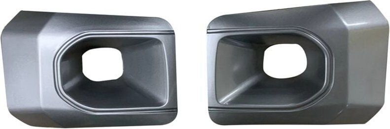 paar Auto Front Stoßstange Nebel Licht Lampe Hauben Gehäuse Abdeckung Ersatz für Rocco 2020 2021