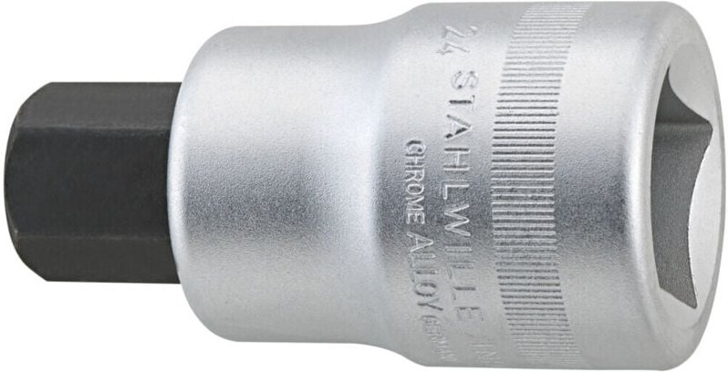 Stahlwille 1" (25mm) INHEX-Einsatz SW.19mm L.85mm