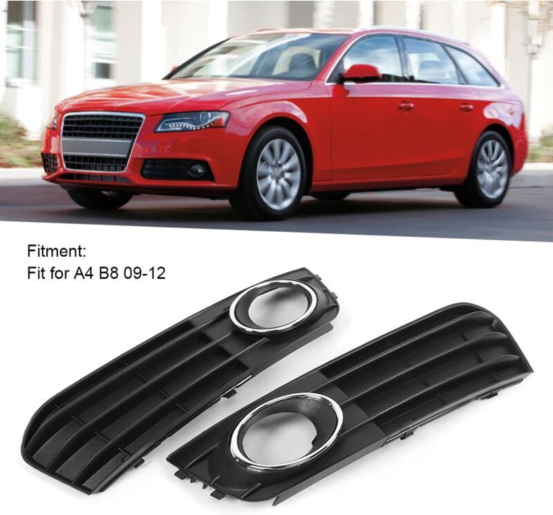 Nebelscheinwerfer Gitter Nebelscheinwerfer Rahmen Gitter Paar Nebelscheinwerfergitter links + rechts Autolichtgitterabde...