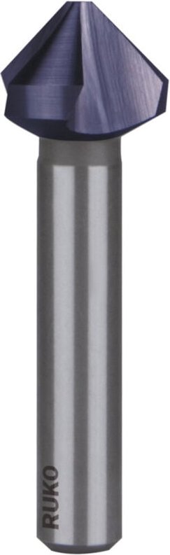Thumbnail - Kegel- und Entgratsenker din 335 Form c 90 Grad HSS-TiAlN, geschliffen D1 4,2 mm D2 31,0 mm - Ruko