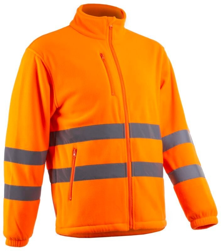 Hochsichtbare Polar-Arbeitsjacke RITTO - Neonorange 2XL - 56/58
