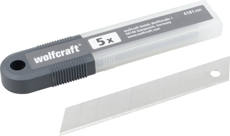 Abbrechklingen 18 mm - 5 Stück Tapezierwerkzeug - Wolfcraft