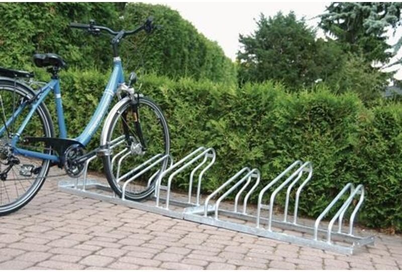 Thumbnail - WSM Fahrradbügelparker 1-seitig 90 ° verzinkt - 105700014