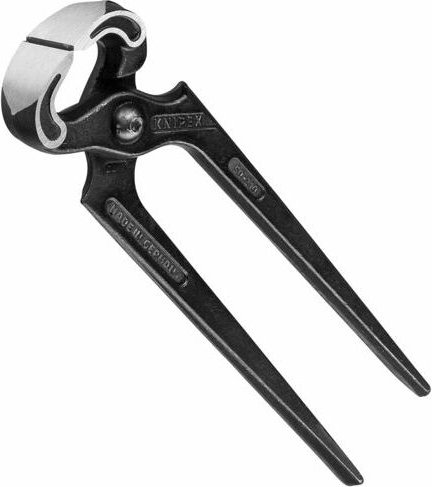 Kneifzange schwarz flach-runde Backen - Knipex